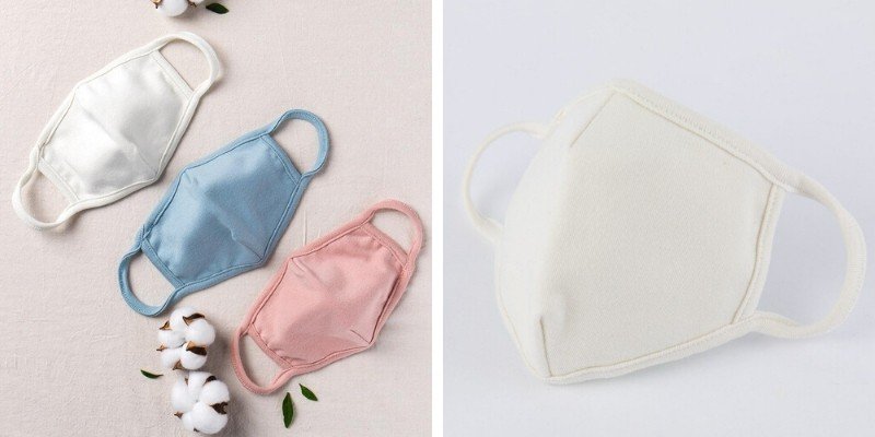 Alex and Nova organic cotton reusable masks