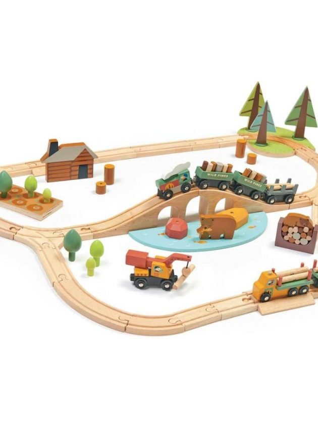 Eco-Friendly Wild Pines Train Set by Tender Leaf