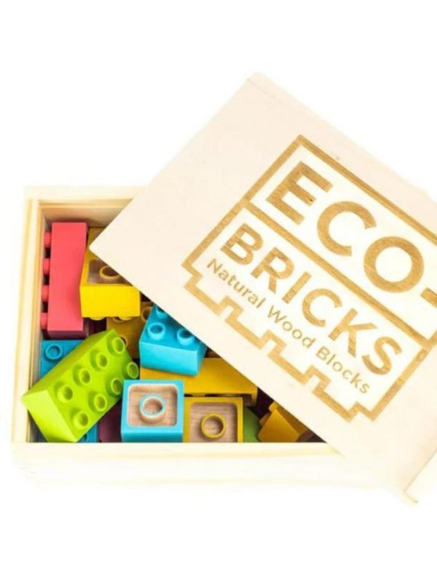 Eco-Friendly Wooden Toy Blocks by Once-Kids