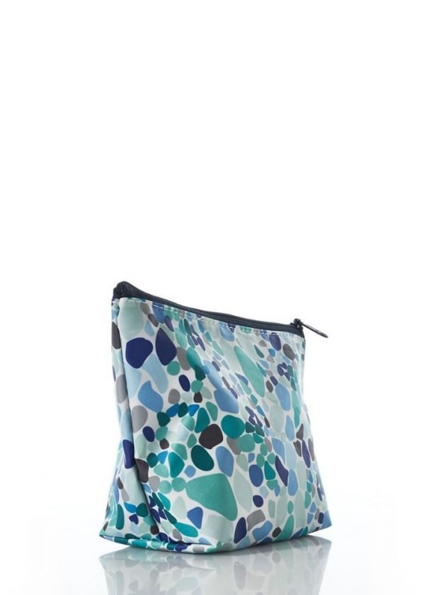 Blue coloured eco make up bag from Sea bags