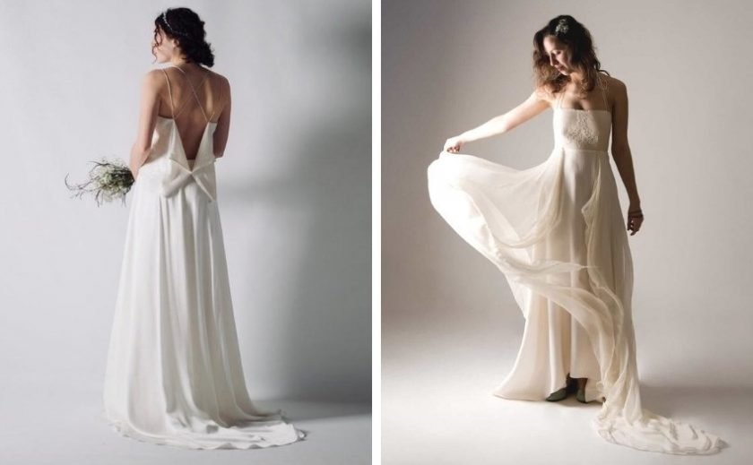 Custom-made ethical wedding dresses from Larimeloom