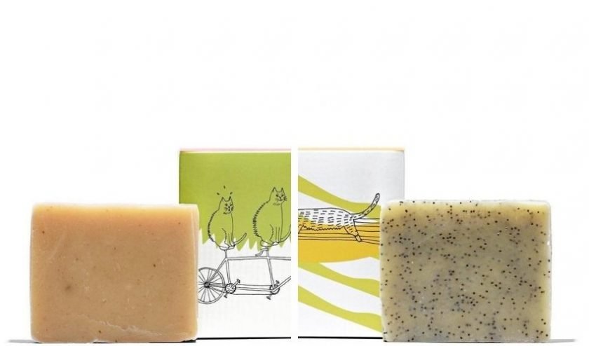 sustainable shampoo bars from Meow Meow Tweet made with natural ingredients 