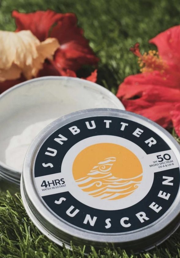 Low waste sunscreen from SunButter Skincare