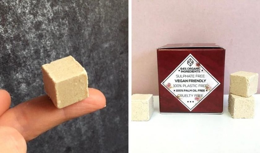 zero-waste shampoo and conditioner from Beauty cubes