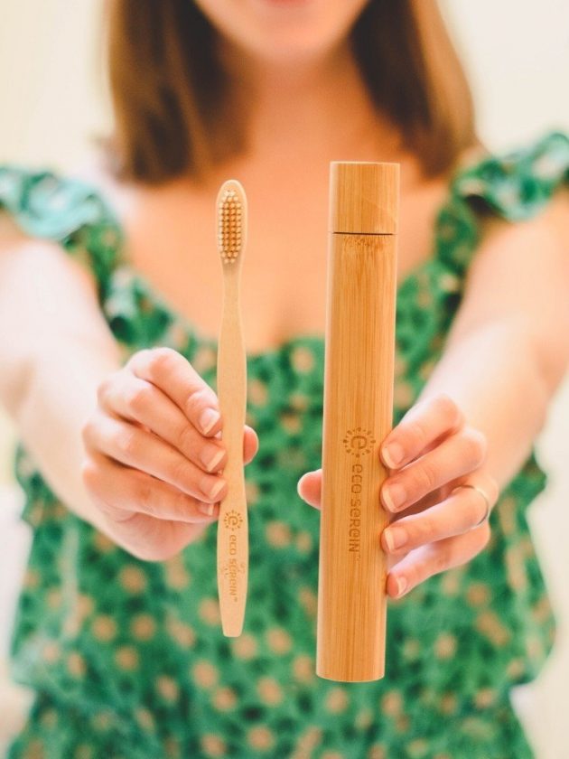 Bamboo Toothbrush and Case from Eco Serein