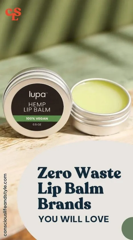 Zero Waste Lip Balms Brands you will love - Conscious Life and Style