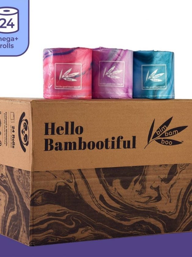 Bamboo toilet paper from Bim Bam Boo