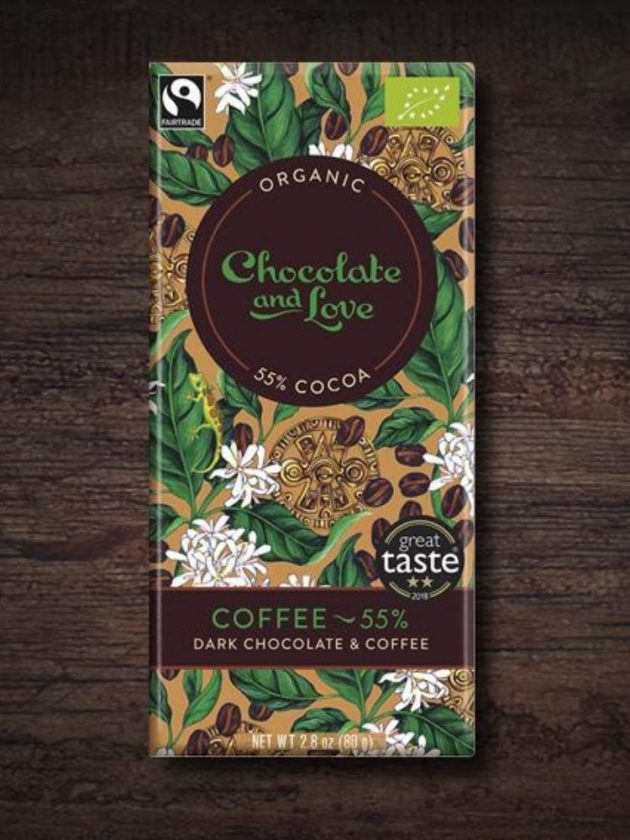 Fair trade ethical dark chocolate from Chocolate and Love