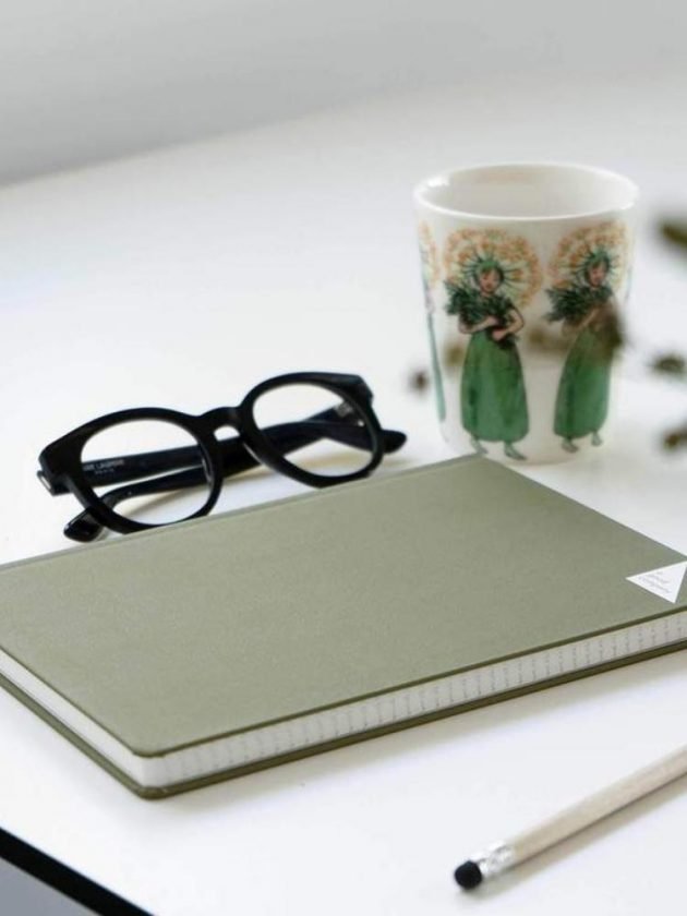 Green eco-friendly notebook from A Good Company