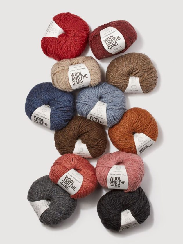 Sustainable different coloured yarns