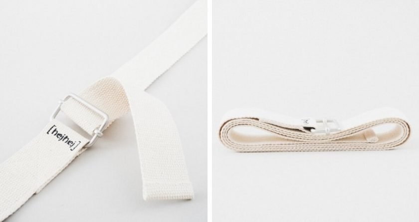 sustainable yoga straps from hejhej