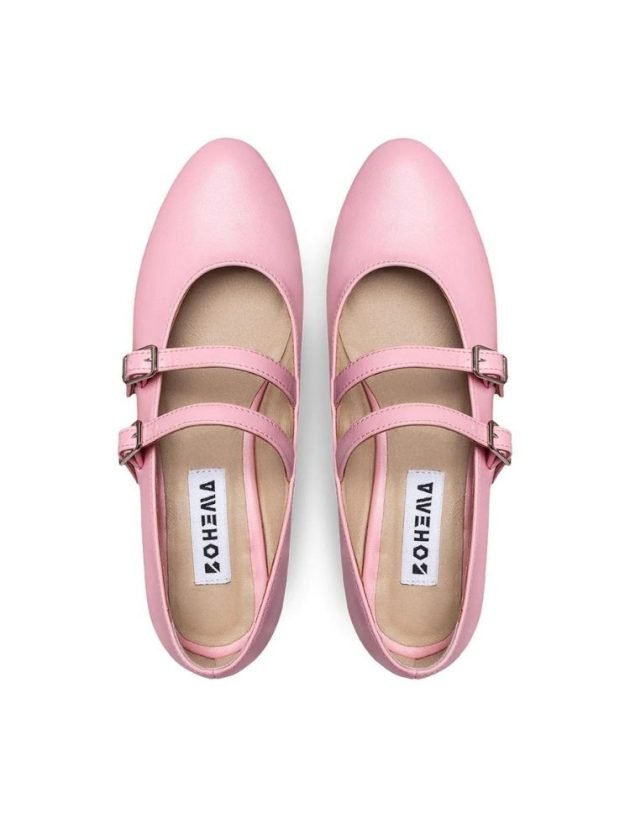 Pink sustainable shoes