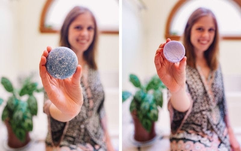 sustainable shampoo and conditioner bars from EcoRoots