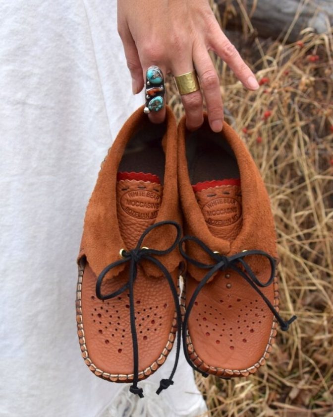 Ethical slippers and authentic Native American moccasins from White Bear Moccasins