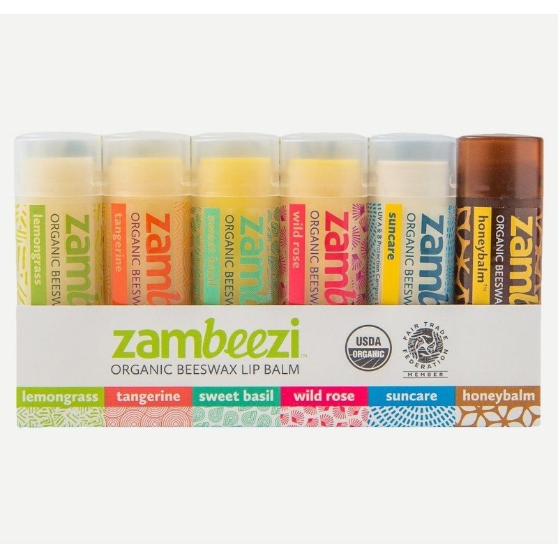 Organic Fair Trade Lip Balm from Zambeezi - Eco Friendly and Fair Trade Valentine's Day Gifts