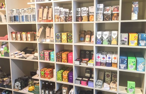 Fair trade chocolate, home decor and other goods in Lucerne Switzerland