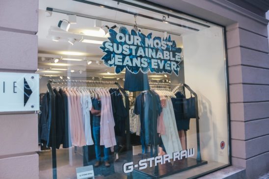 G Star Sustainable Fashion in Lucerne Switzerland