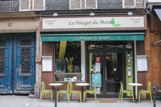 Vegan restaurant in Paris France