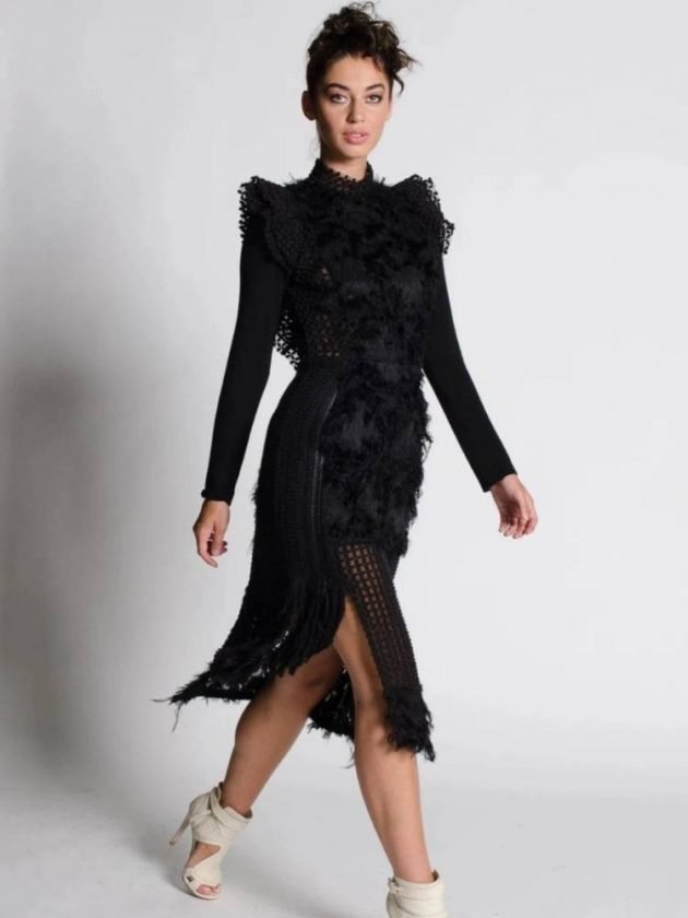 sustainable black formal dress from Lahive