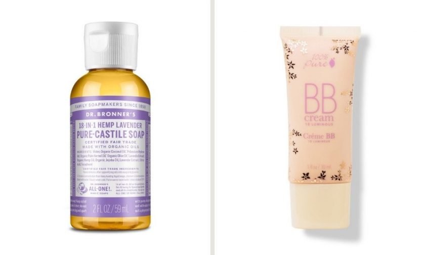 Dr Bronners Castile Soap and 100% Pure BB Cream