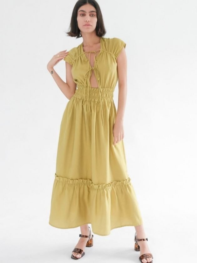 Yellow eco-friendly dress from OhSevenDays