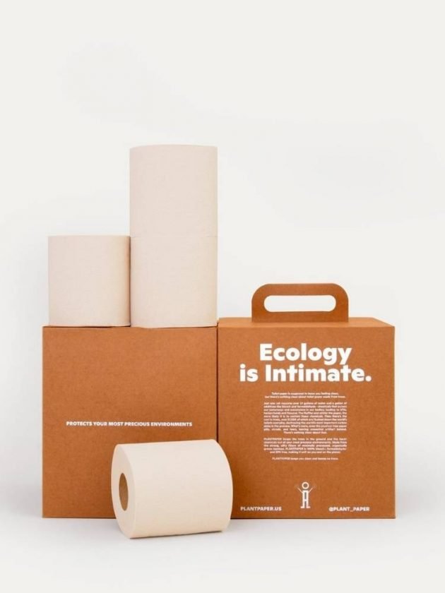 Sustainably-sourced bamboo toilet paper from PlantPAPER