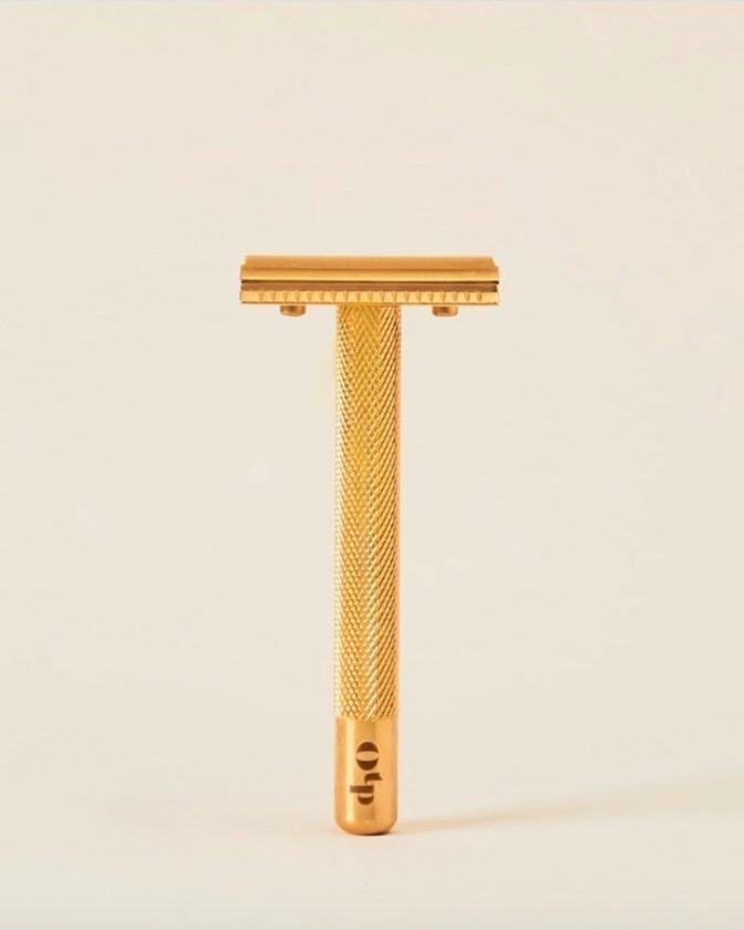 Oui the People Matte Gold Sensitive Skin Safety Razor for Women