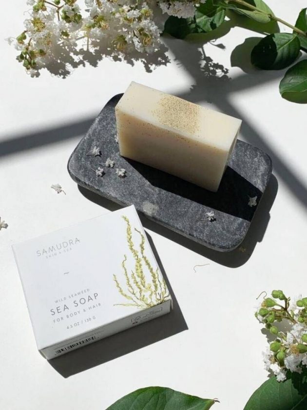 All natural and zero waste soap from Samudra Skin & Sea