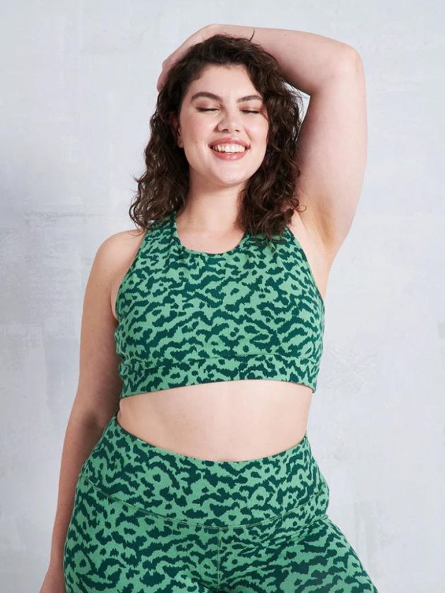 Eco-friendly green activewear