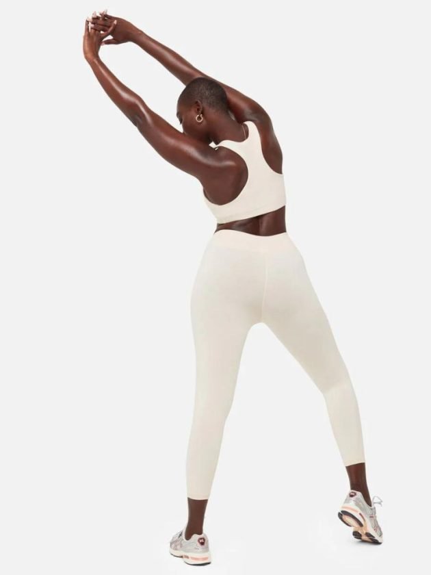 Sustainable white activewear