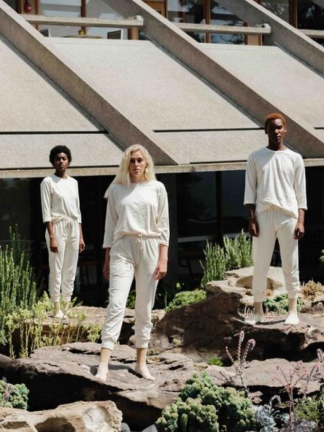 Sustainable white basics and outfit from Harvest & Mill