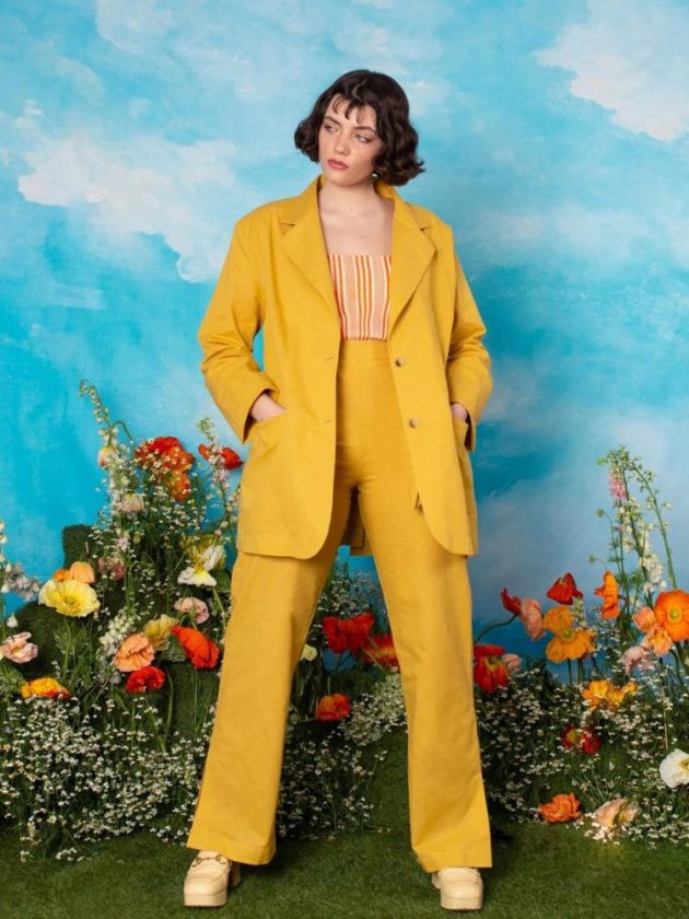 Sustainable yellow outfit