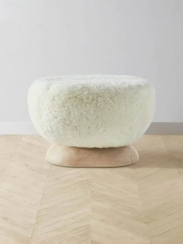 white stool from Maiden Home