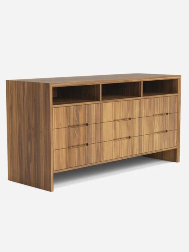 teak sustainable wood dresser