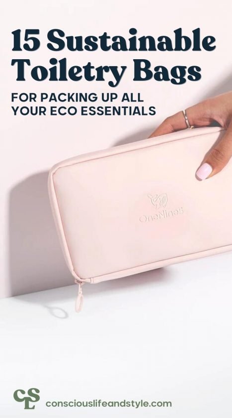 15 Sustainable Toiletry Bags for Packing Up All Your Eco Essentials  - Conscious Life & Style