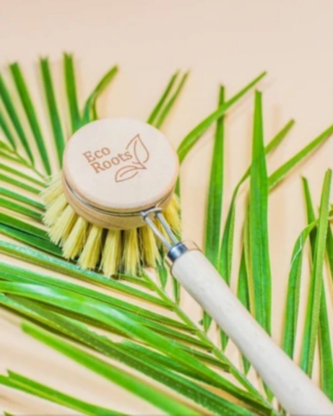 Bamboo Dishwashing Brush from EcoRoots