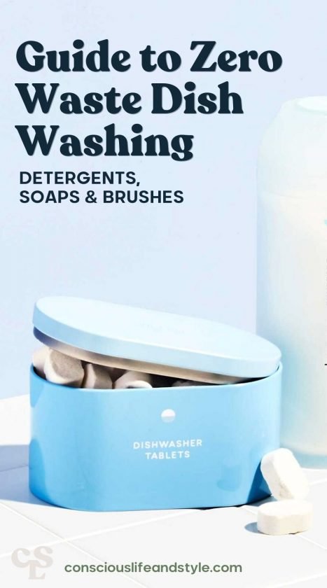 Guide to Zero Waste Dish Washing: Detergents, Soaps & Brushes - Conscious Life and Style