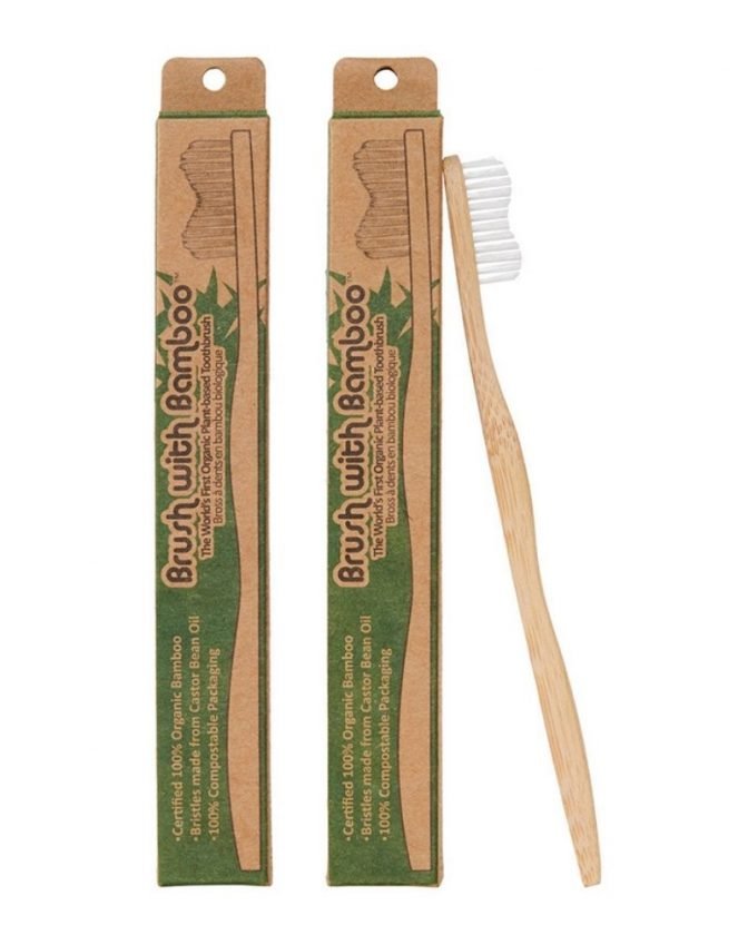 Natural Bamboo Zero Waste Toothbrushes