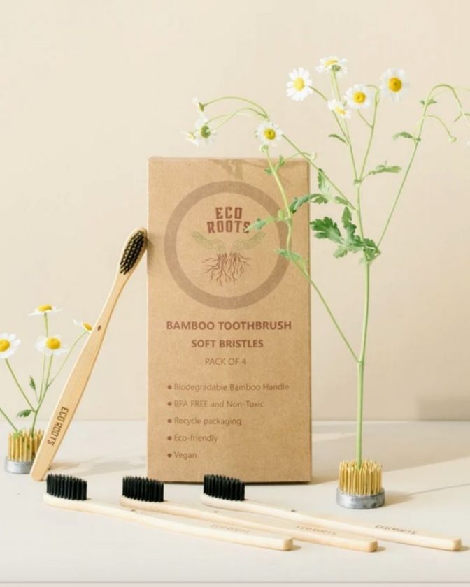 Eco-Friendly Bamboo Toothbrushes from EcoRoots